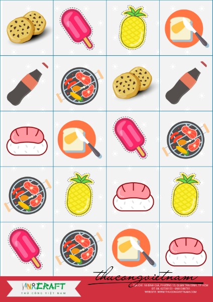 Sticker đồ ăn mẫu 7